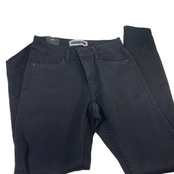 NWT Noisy May Lucy Black Denim Jeans - Picture 1 of 8